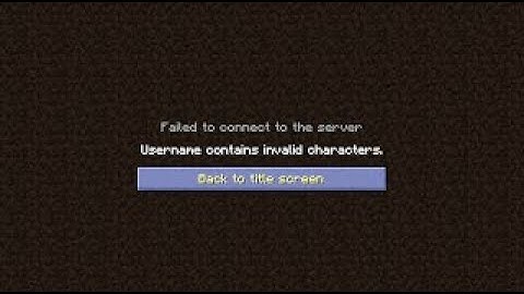java.lang.illegalstateexception invalid characters in username HATASI %100 CÖZÜM