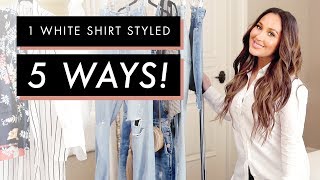 Adrienne Houghton’s 5 White Shirt Outfits | All Things Adrienne