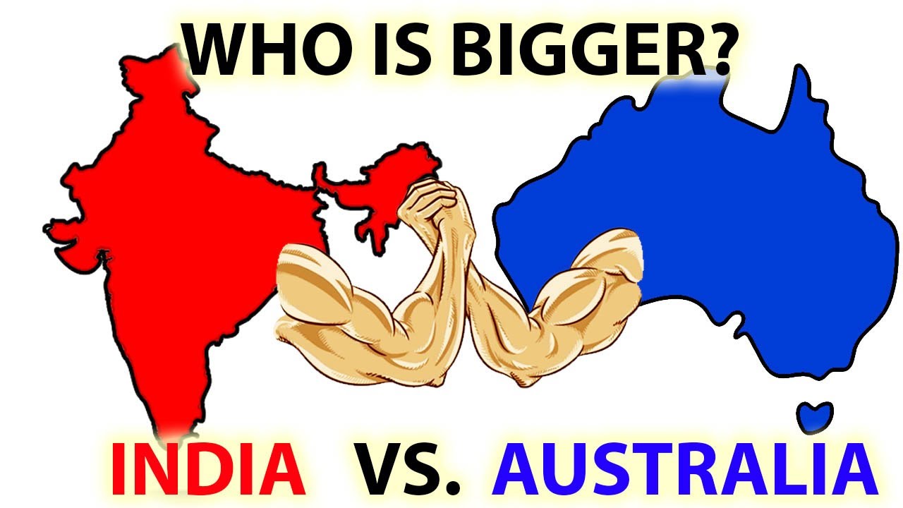 Who Is Bigger INDIA Vs AUSTRALIA True Size Of INDIA Vs AUSTRALIA Who Is Bigger INDIA Vs AUSTRALIA True Size Of INDIA Vs AUSTRALIA