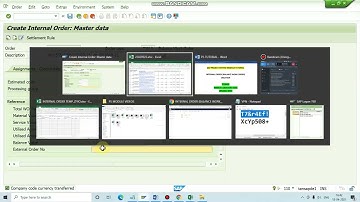 INTERNAL ORDER (BALANCE WORK ORDER) CREATION @TNEBSAPERP