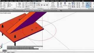 Roof Steel Structure Autocad 3D Modeling - Part 1