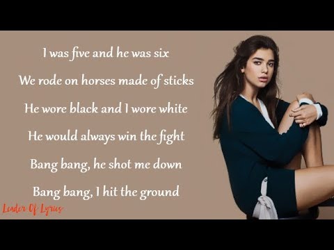 Dua Lipa - BANG BANG (Lyrics)