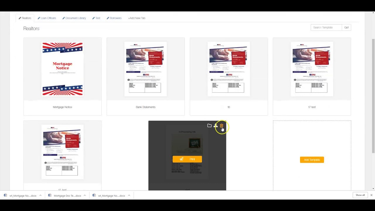 Share Mortgage Documents - Doc Library | BNTouch CRM