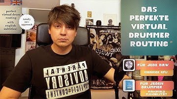 BEST virtual drum routing with Logic | NEW Approach | FIRST SHOWN using EZ and Superior Drummer