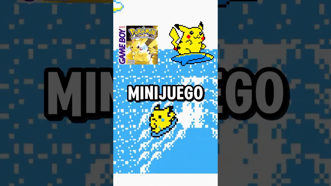 El minijuego secreto de Pokémon Amarillo: Playa Pikachu