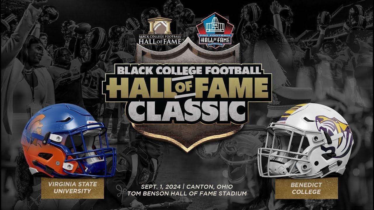 2024 Black College Football Hall of Fame Game Benedict vs Virginia ...