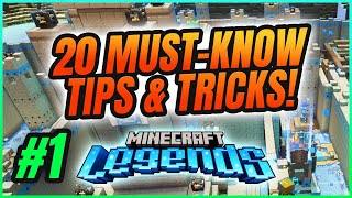 20 MUST-KNOW PVP TIPS - Guide Part #1 | Minecraft Legends