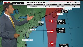 Hurricane Lee 7 P.m. Update For September 13