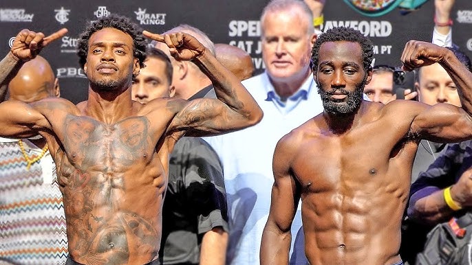 Errol Spence Jr vs. Terence Crawford • FULL WEIGH IN & FACE OFF | ShowTime  Boxing