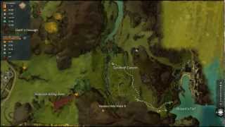 Guild Wars 2 - Vistas Aussichtspunkte Ausblicke - Kessex Hills Kessex-Hügel