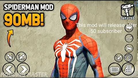 Download GTA SA Mod Spiderman Milesorales Android APK+DATA Finale Update 2022 (All Suit + Power)