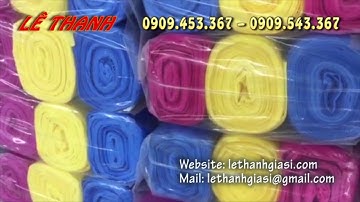 TÚI RÁC CUỘN MÀU   TÚI RÁC GIÁ SỈ CHO ĐẠI LÝ PHÂN PHỐI