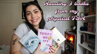 Reading 3 books from my physical TBR || read w/me