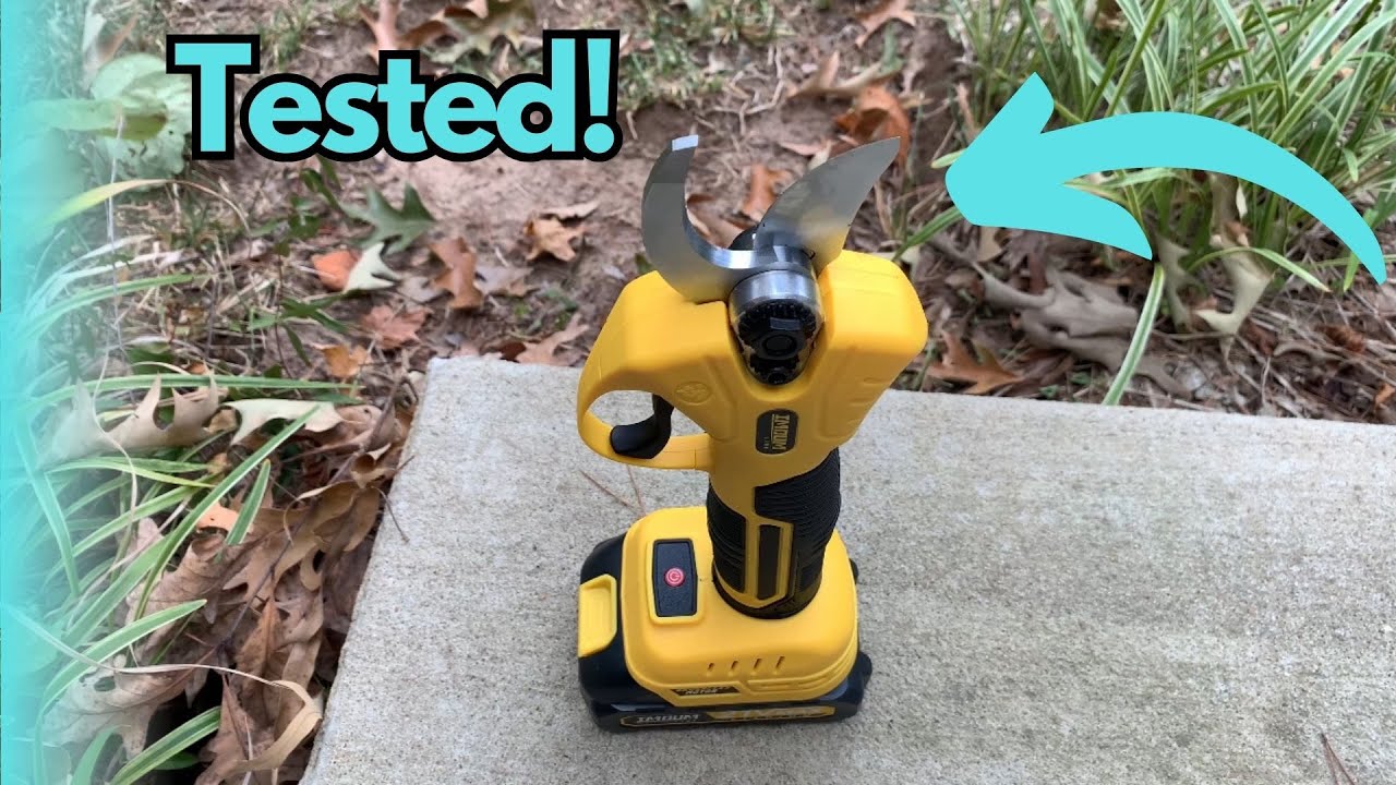 Brushless Electric Pruning Shears Tested!