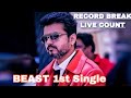 Arabic Kuthu – Official Lyric Video views count | Beast | Thalapathy Vijay | Nelson | Anirudh