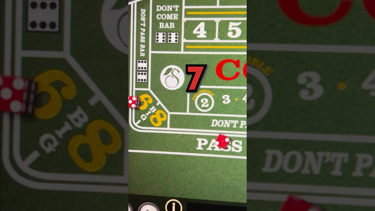 Long shot craps bet! #Craps #Casino #Dice #Gambling