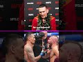 Max Holloway shares what went down in the Octagon with Conor McGregor 👀 #UFC329