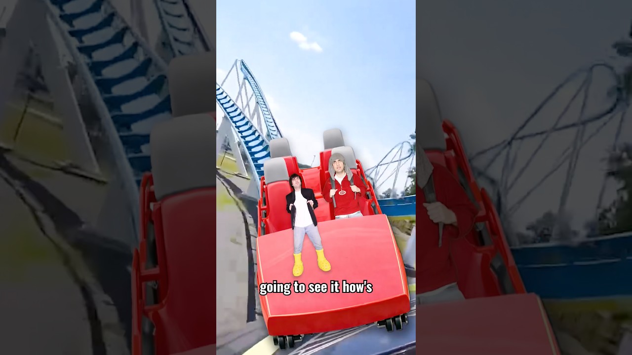 When You Pose For The Camera On A Roller Coaster 🤣 #shorts #relatable