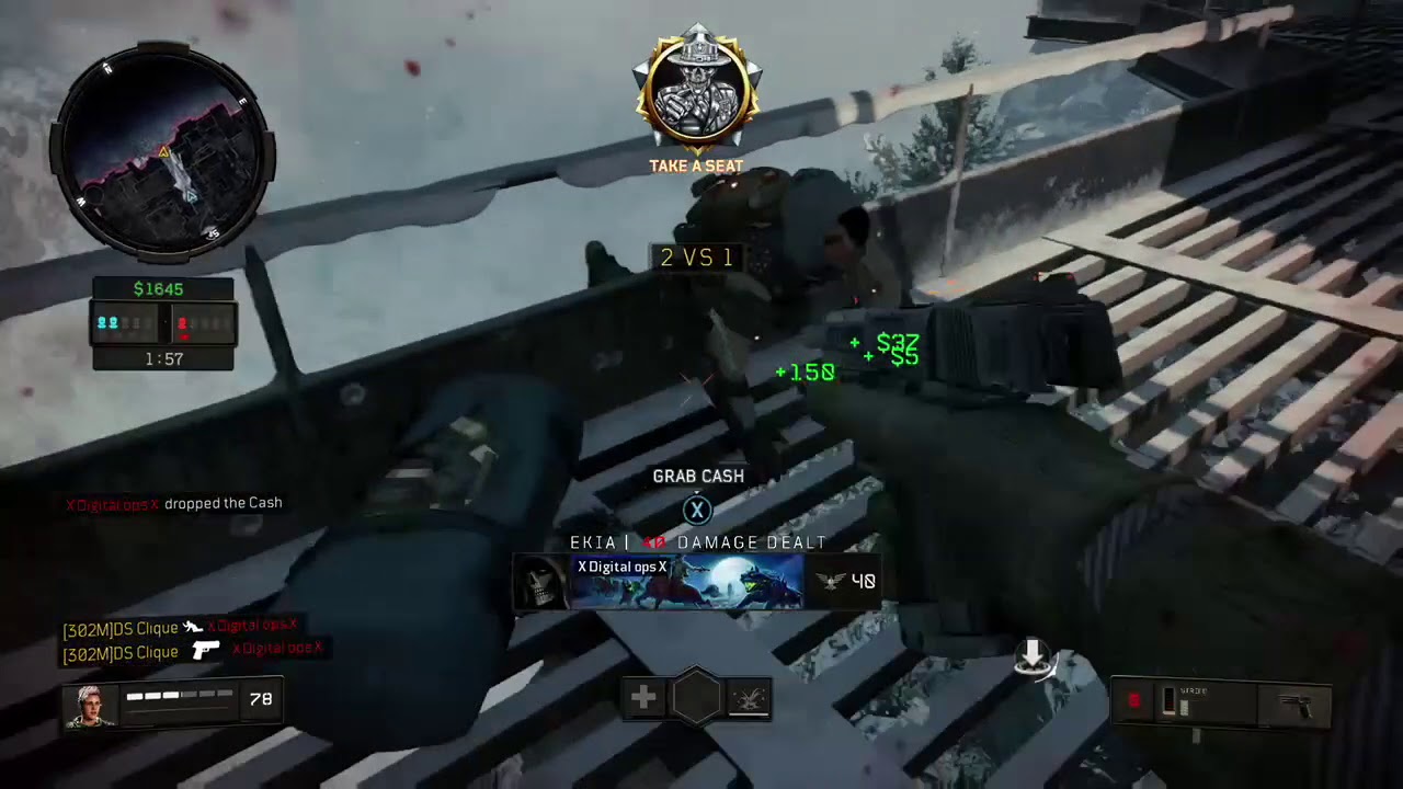 Amazing Kill On CODBO4 Heist Mode! YouTube