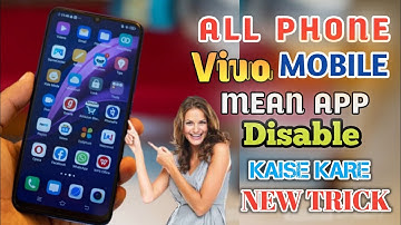 koi bhi app disable kaise kare | vivo me app disable kaise kare |disable app ko undisable kaise kare