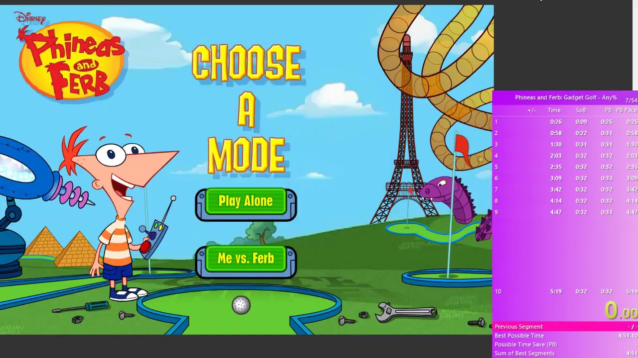 phineas and ferb golf game for free play phineas and ferb golf game for free play