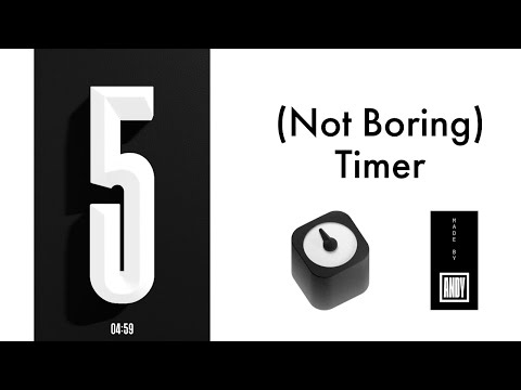 (Not Boring) Timer App Review – A Beautiful Timer and Stopwatch App