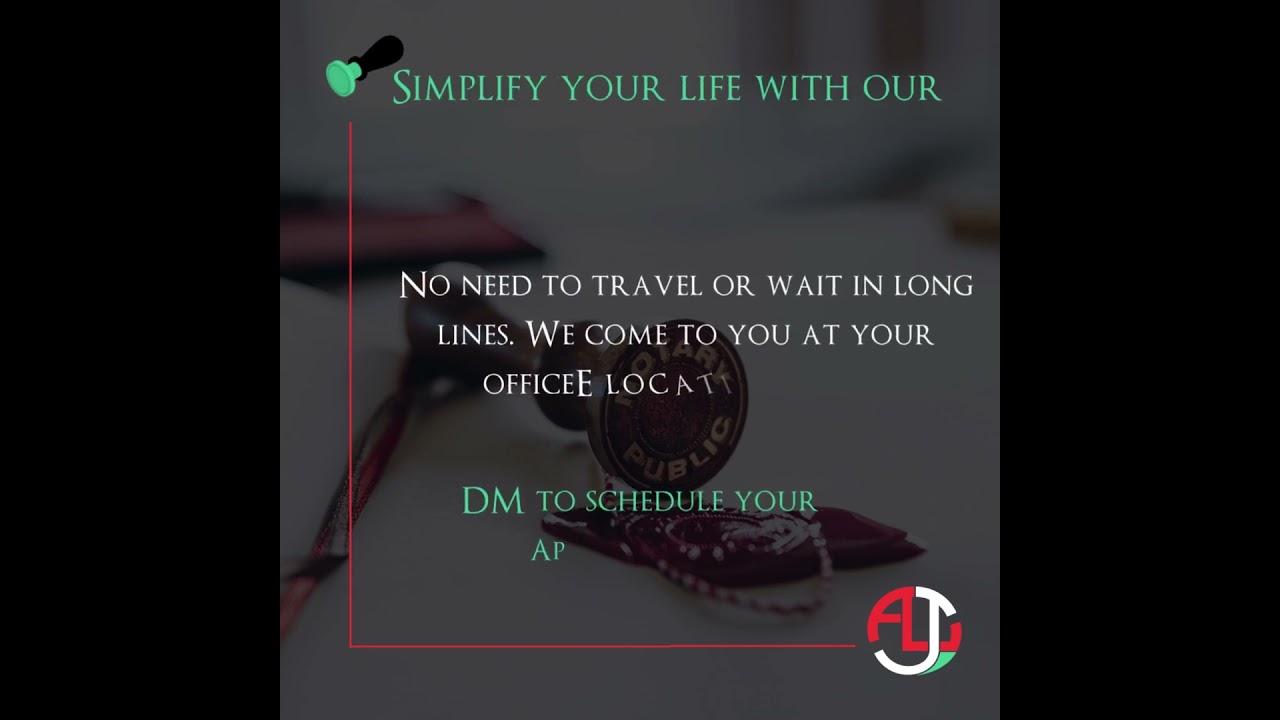 Mobile Notary Service in Atlanta- ALJ Business & Notary