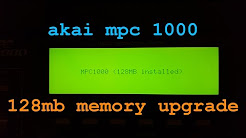 Akai MPC 1000 128Mb memory upgrade