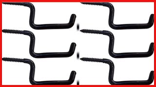 Big Game Treestands Muddy Treestands Screw-In Accessory Hook (3-Pack), One Size, Black