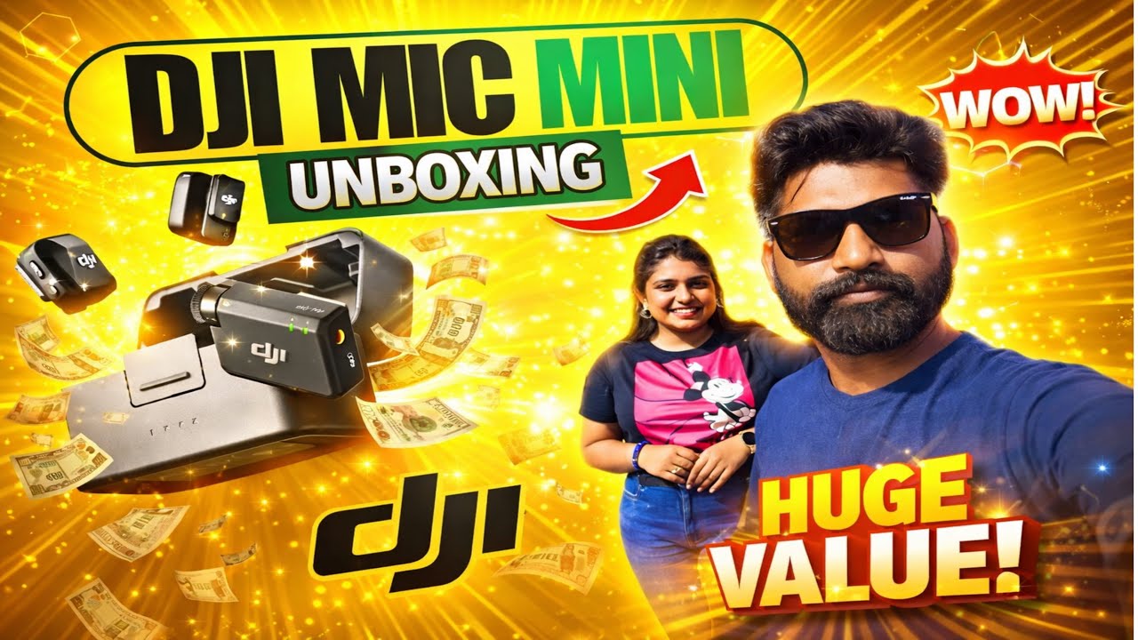 DJI mic mini unboxing @DJI 