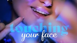 ASMR ~ Gentle Face Touching ~ Tracing Your Face, Personal Attention, Closeup, Sleep & Tingle
