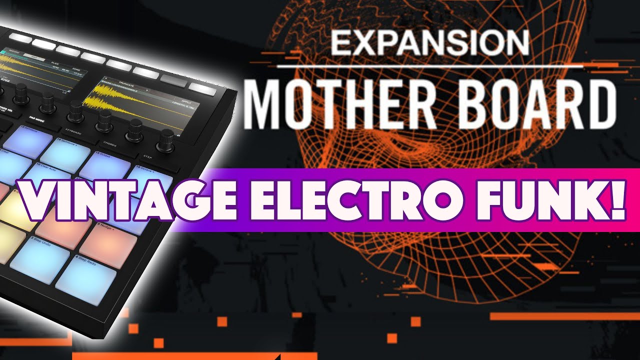Maschine MK3 Making 80's Beat With Mother Board Expansion [Native