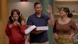 I got to cook with my family on National Television