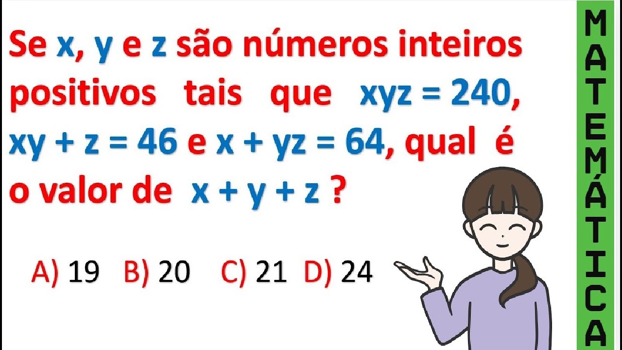 yです WHAT IS THE VALUE OF X + Y + Z ❓ - YouTube