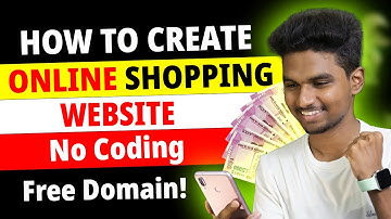 How To Create Online Shopping Website in 10 Minutes with Free Domain!