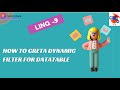 Linq 9 | How to create dynamic filter in linq | 2024 | uipath