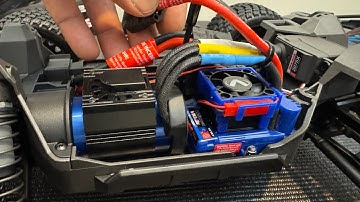 Traxxas Mini XRT esc and motor fan install #TRAXXAS #MINIXRT #TRAXXASMINI #UDRC