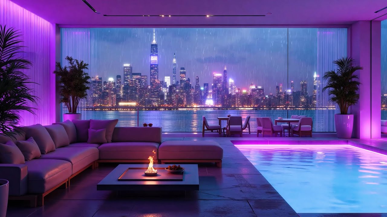 Lofi Night Rain ☕️ Chill Music Lofi Rain Chillhop Beats for Study, Work ☔️ Lofi Rain Playlist