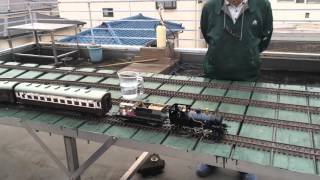Pilot model of Tigerli(SBB E 3/3 Tiger) 1st layout test