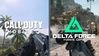 Famous COD Mobile VS Delta Force Mobile Max Graphics Comparison Profile
