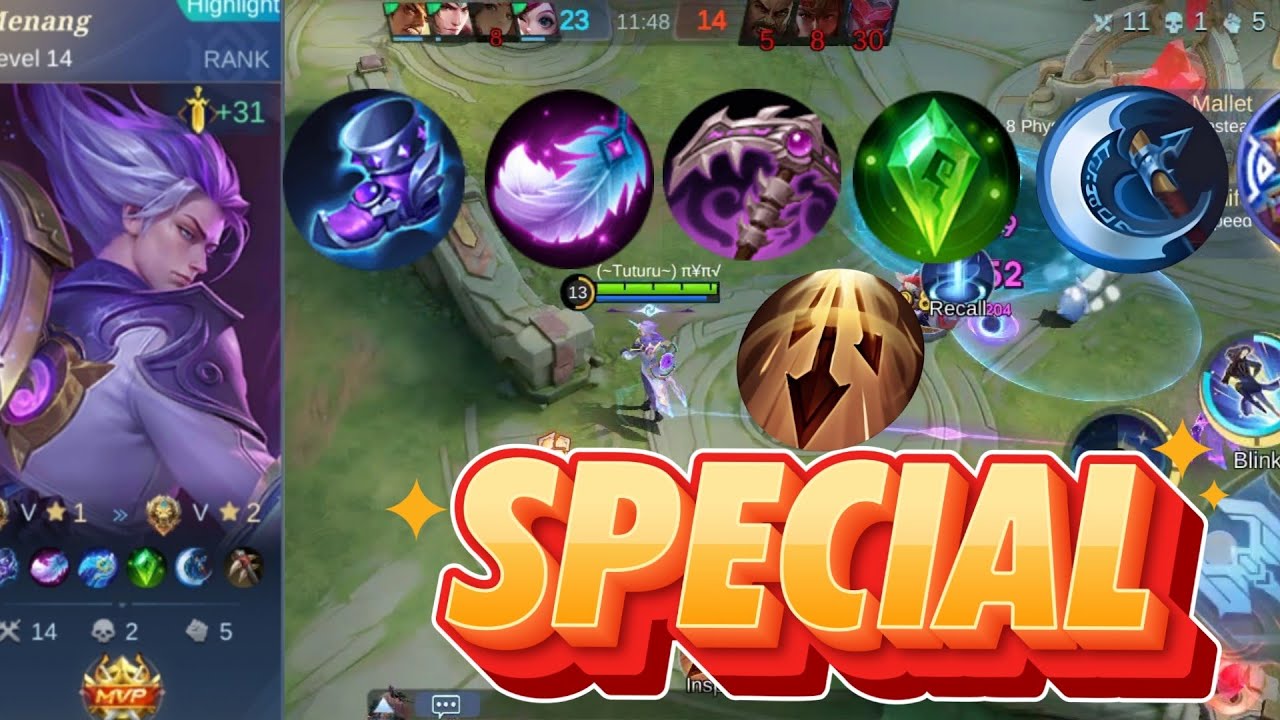 REVIEW SKIN TERBARU NATAN SPESIAL!TEMPORAL VORTEX AND BUILD - mobile legends