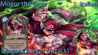 Mogor The Ogre Card Sounds In 12 Languages -Hearthstone