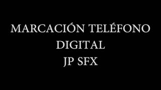 Marcación Teléfono Digital efecto de sonido