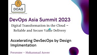 Accelerating DevSecOps by Design Implmentation