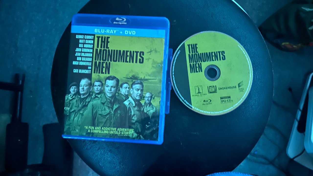 Opening/Closing to The Monuments Man 2014 Blu-ray
