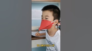 Bird beak mask 😷 #diy