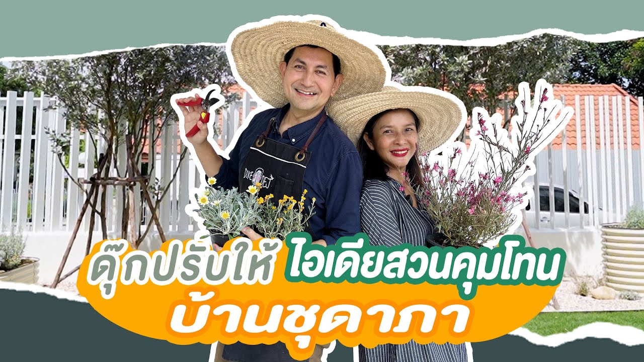 ดุ๊กปรับให้ l ไอเดียจัดสวนคุมโทน บ้านใหม่ของชุดาภา