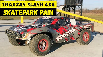 Traxxas Slash 4x4 VXL ~ SKATEPARK PAIN  |   R.I.P.
