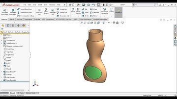 Solidworks tutorials : Shampoo bottle modeling