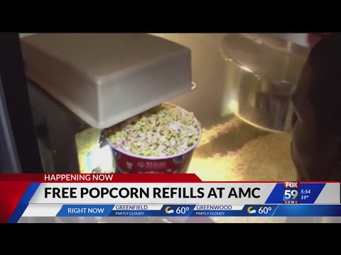 Free popcorn refills